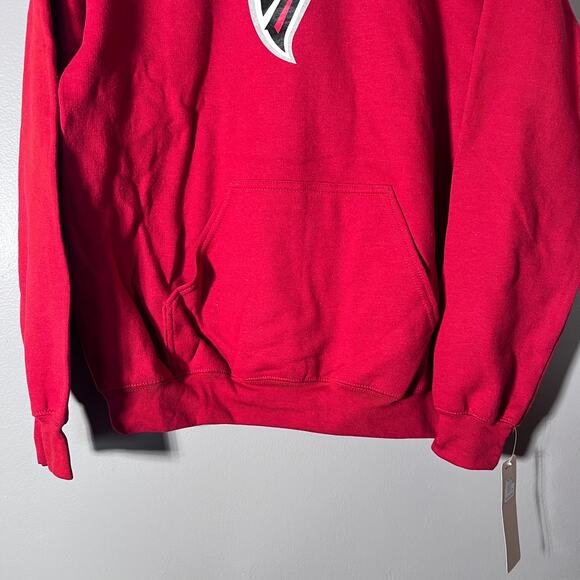 Atlanta Falcons Hoodie Men’s M Red NFL Team Apparel Fleece Pullover NWT - Picture 6 of 9
